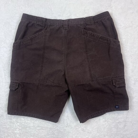 5.11 Tactical Shorts Mens 42 (41 Actual) Cargo Utility Work Ripstop Brown - Picture 9 of 15
